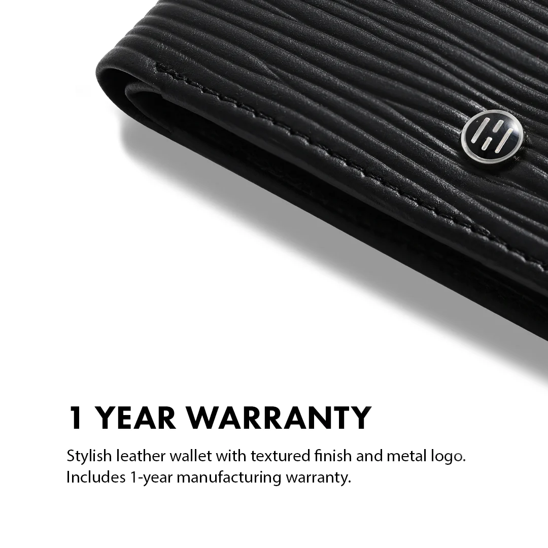 Bark Pattern Men's Leather wallet - Image 10