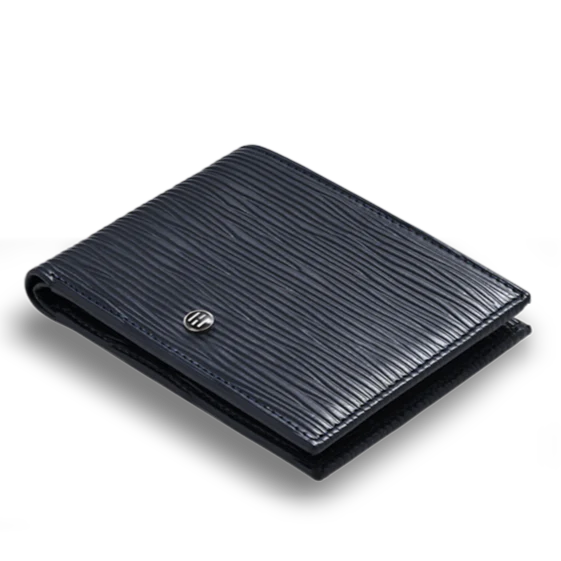 Bark Pattern Men's Leather wallet - Image 12