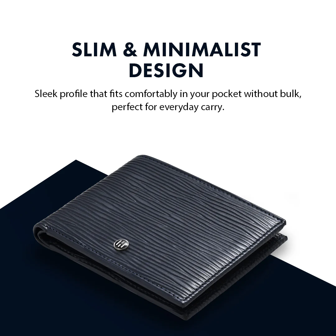 Bark Pattern Men's Leather wallet - Image 18