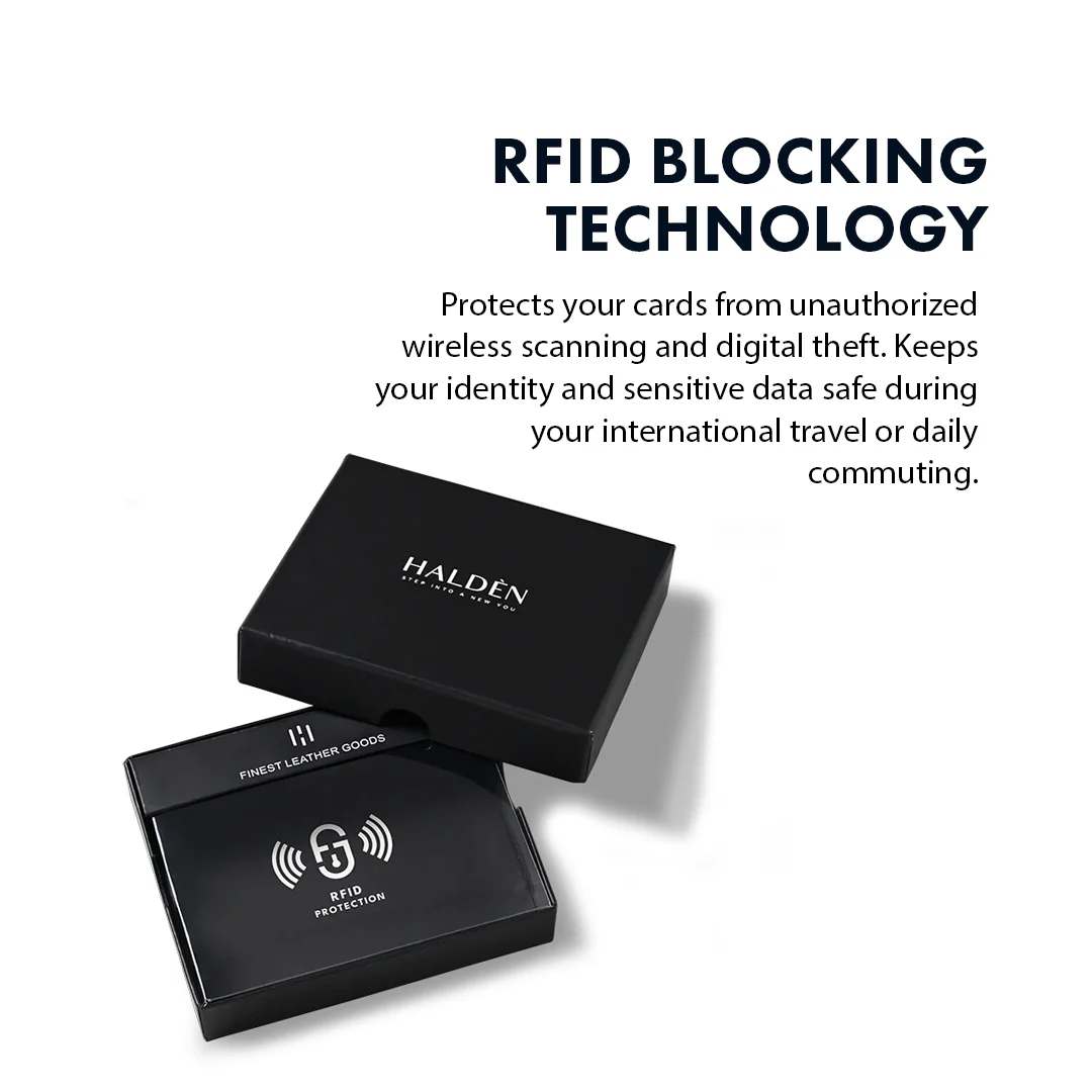 Bark Pattern Men's Leather wallet - Image 22