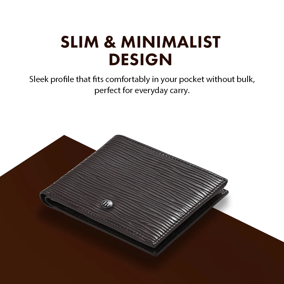 Bark Pattern Men's Leather wallet - Image 29