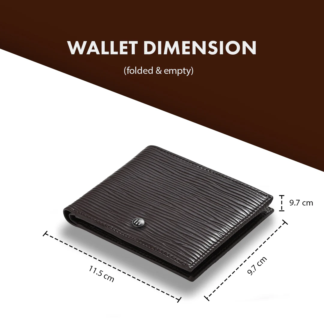 Bark Pattern Men's Leather wallet - Image 32