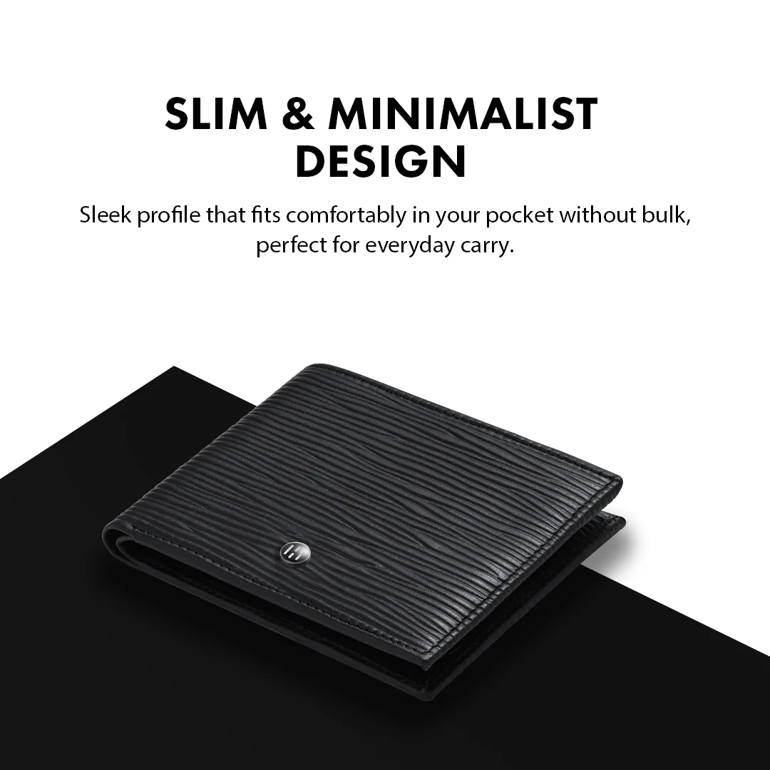 Bark Pattern Men's Leather wallet - Image 6