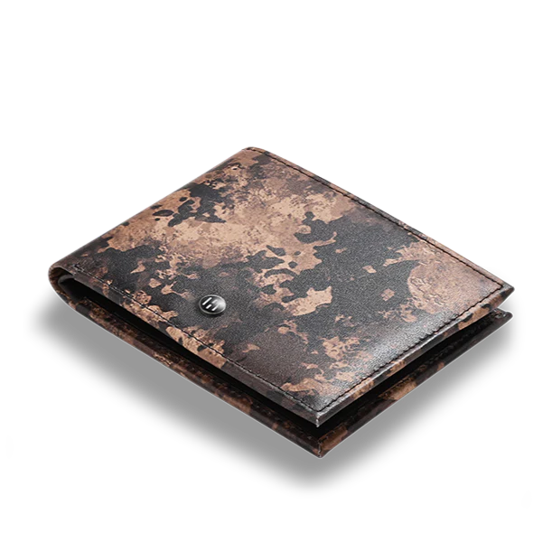 Camo Digital Print Men's Leather Wallet - Image 13