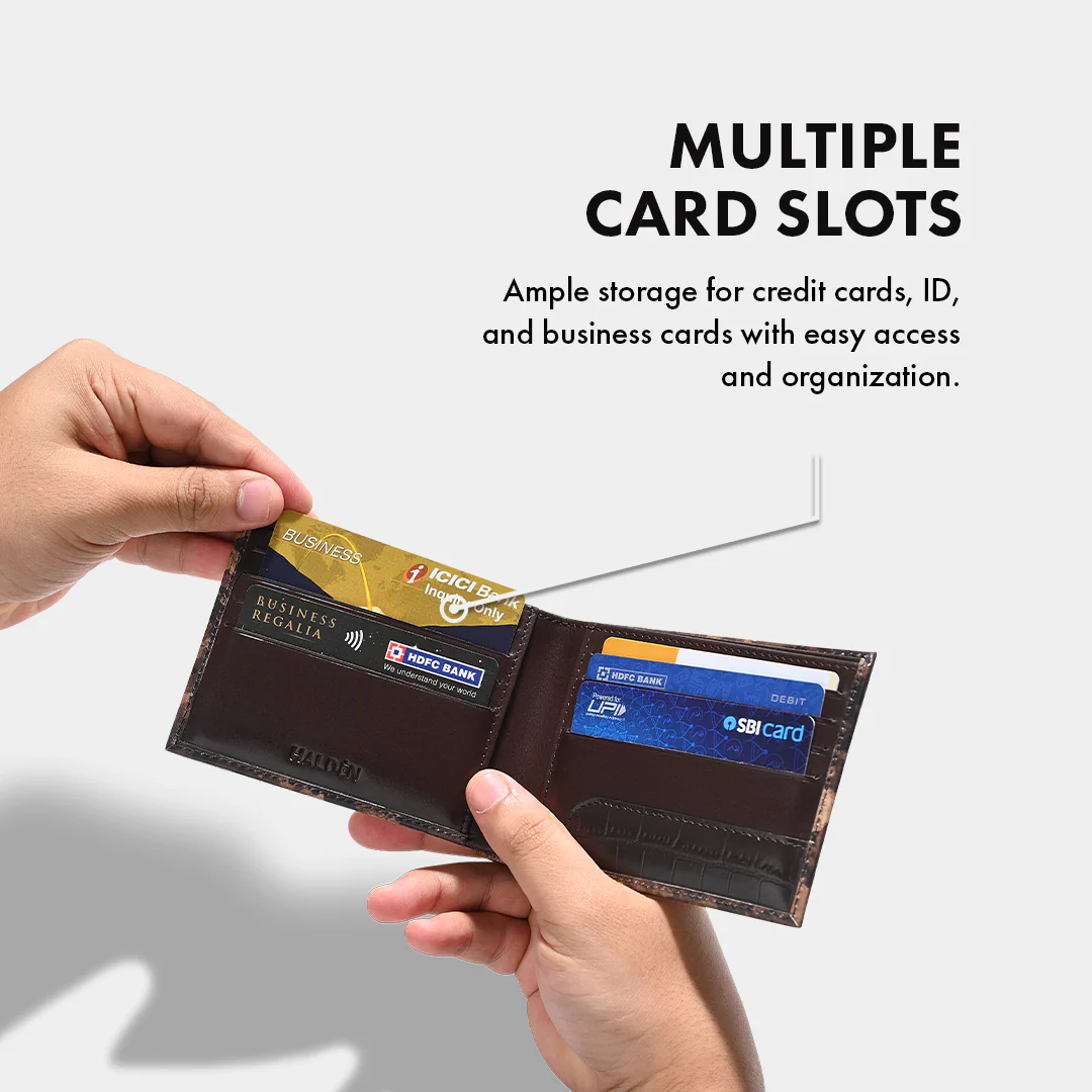 Camo Digital Print Men's Leather Wallet - Image 15