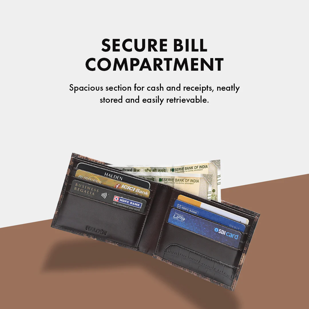 Camo Digital Print Men's Leather Wallet - Image 16