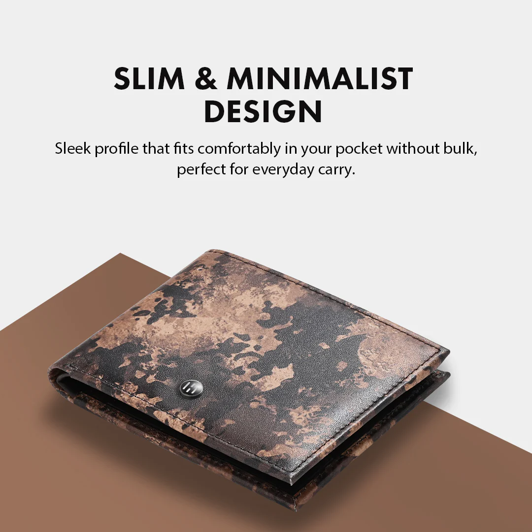 Camo Digital Print Men's Leather Wallet - Image 18