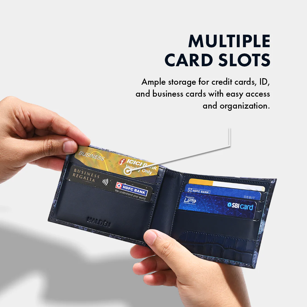 Camo Digital Print Men's Leather Wallet - Image 4