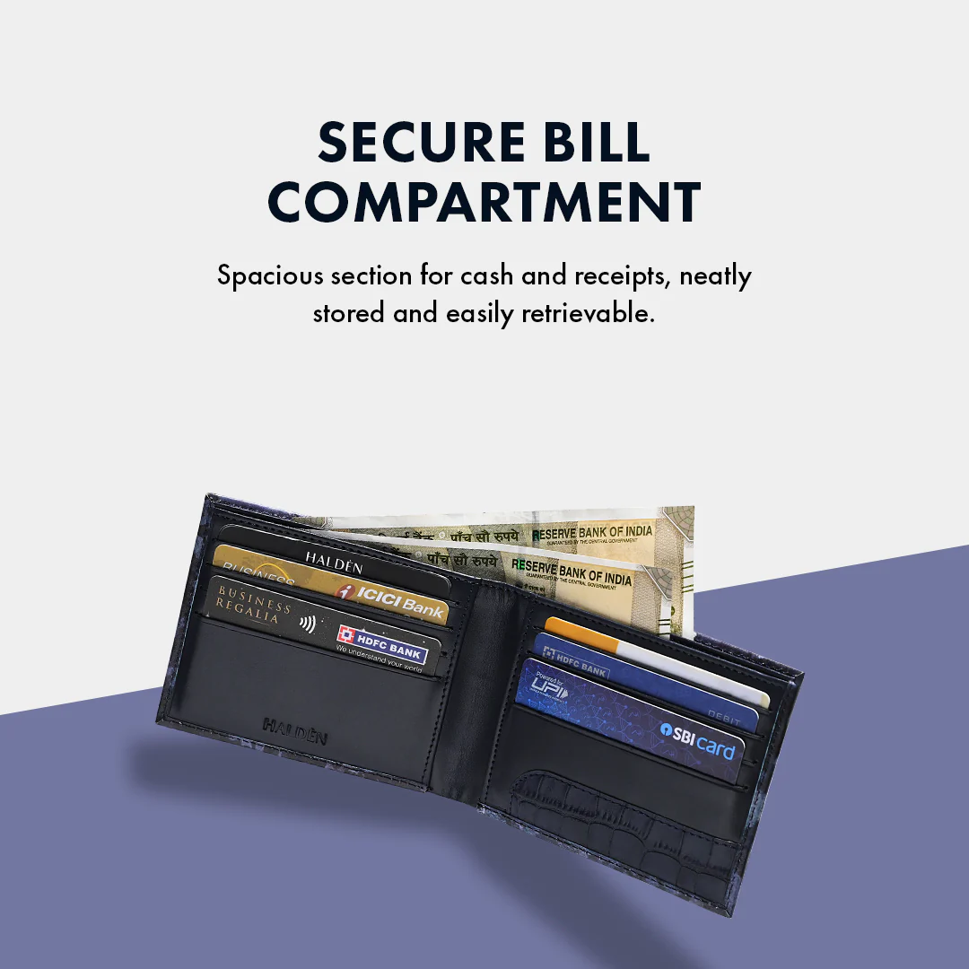 Camo Digital Print Men's Leather Wallet - Image 5