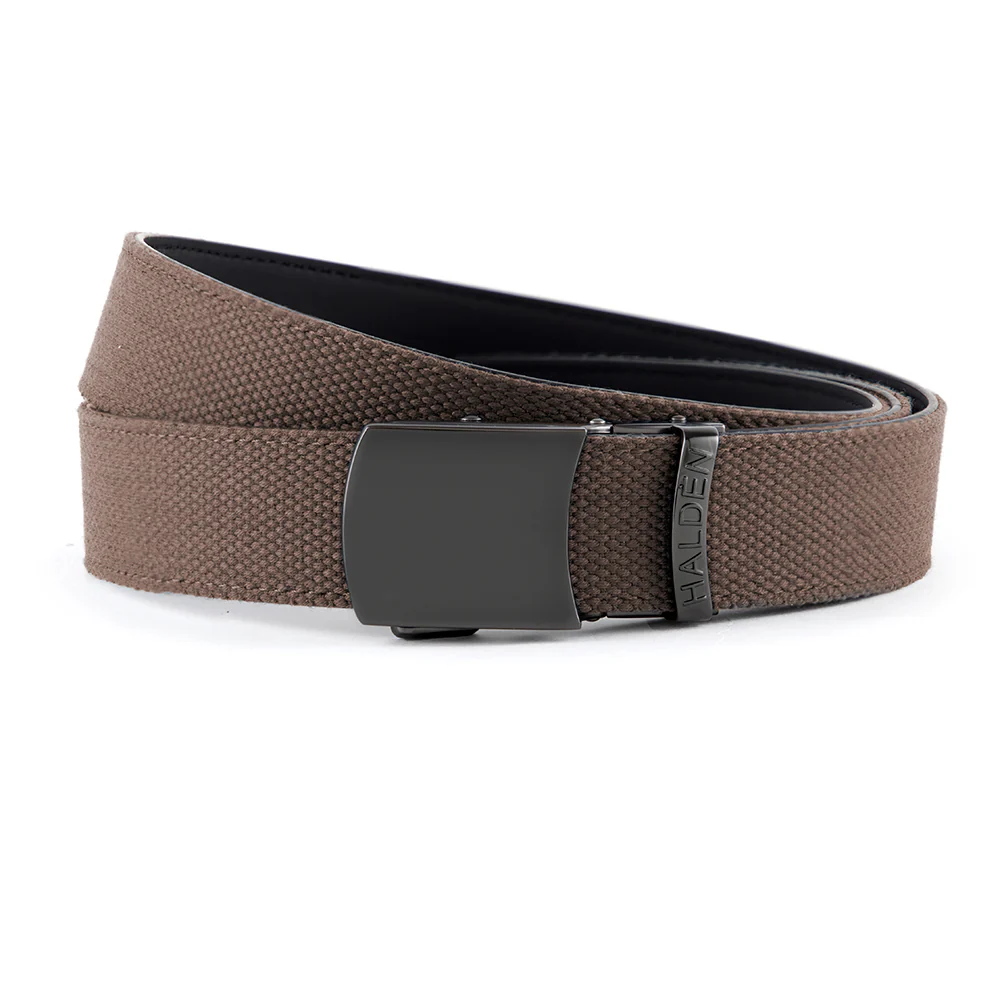 Canvas brown with vintage buckle - Image 3