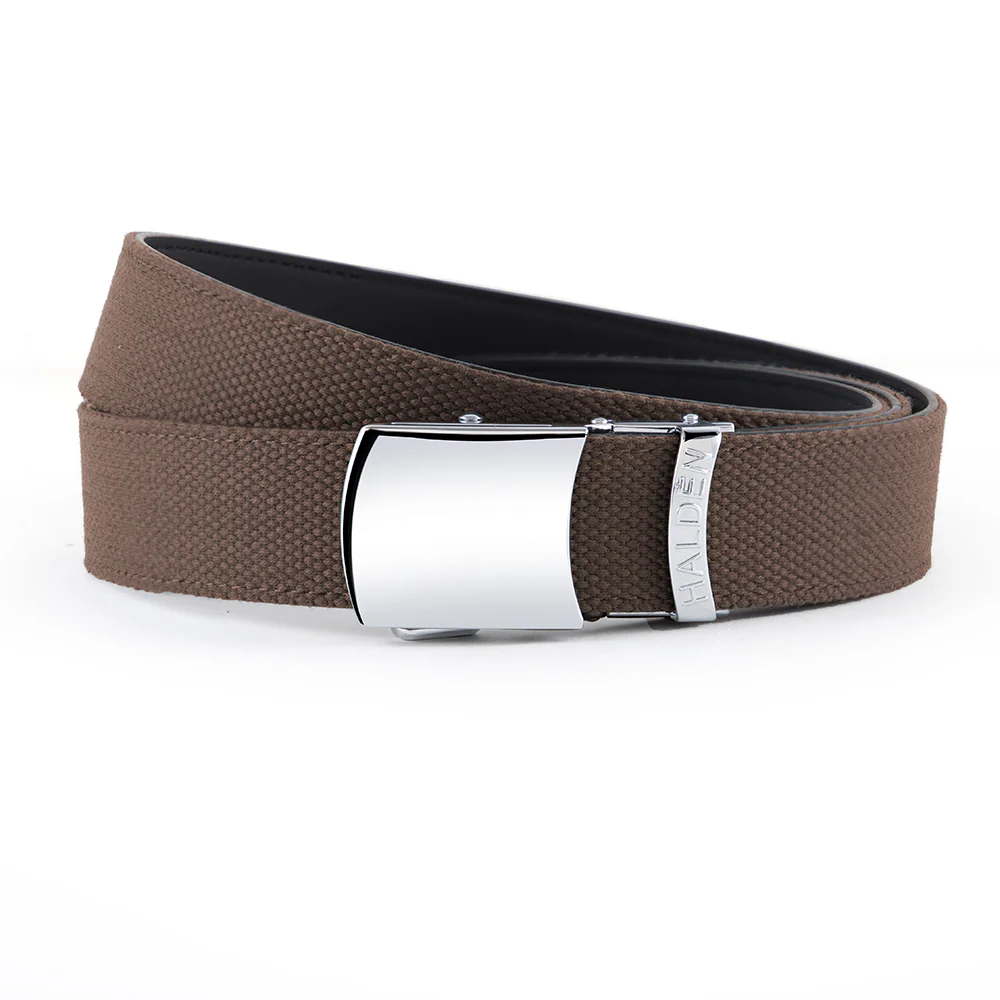 Canvas brown with vintage buckle - Image 4