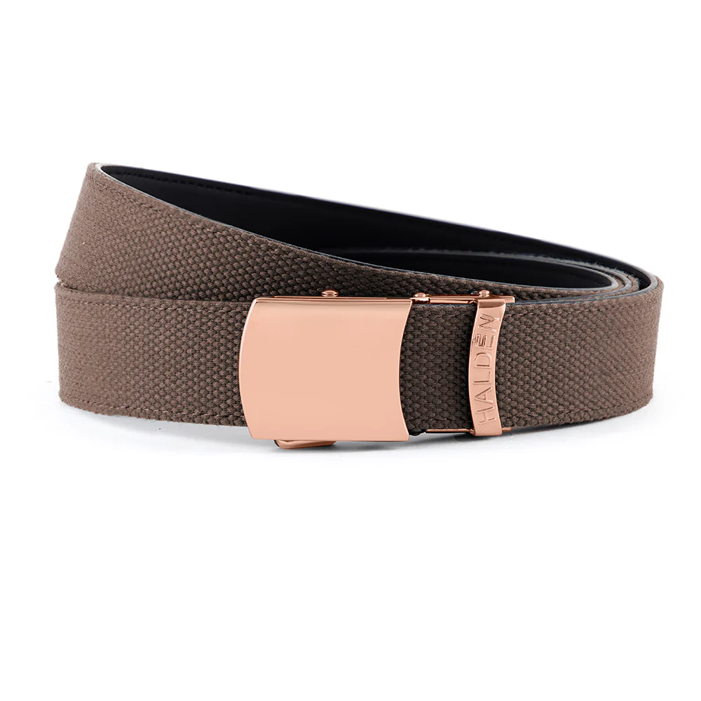 Canvas brown with vintage buckle - Image 5