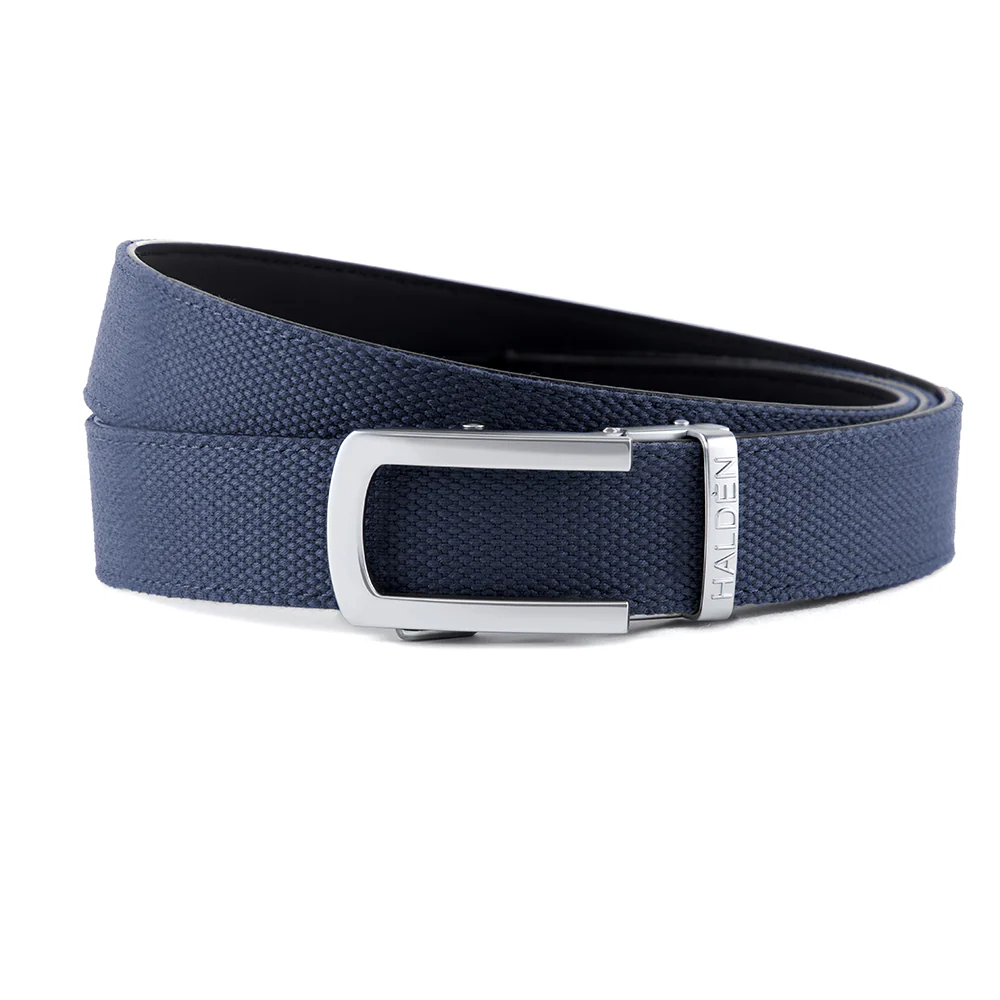 Canvas Blue with classic buckle - Image 4