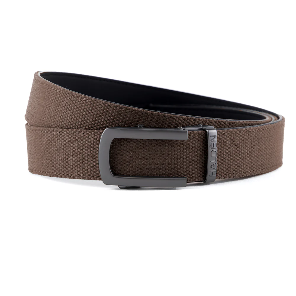 Canvas Brown with classic buckle - Image 3