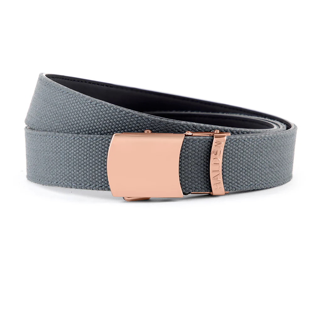 Canvas Grey with vintage buckle - Image 5