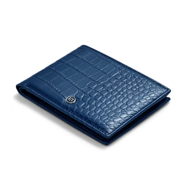 Croc Pattern Men's Leather Wallet - Image 13