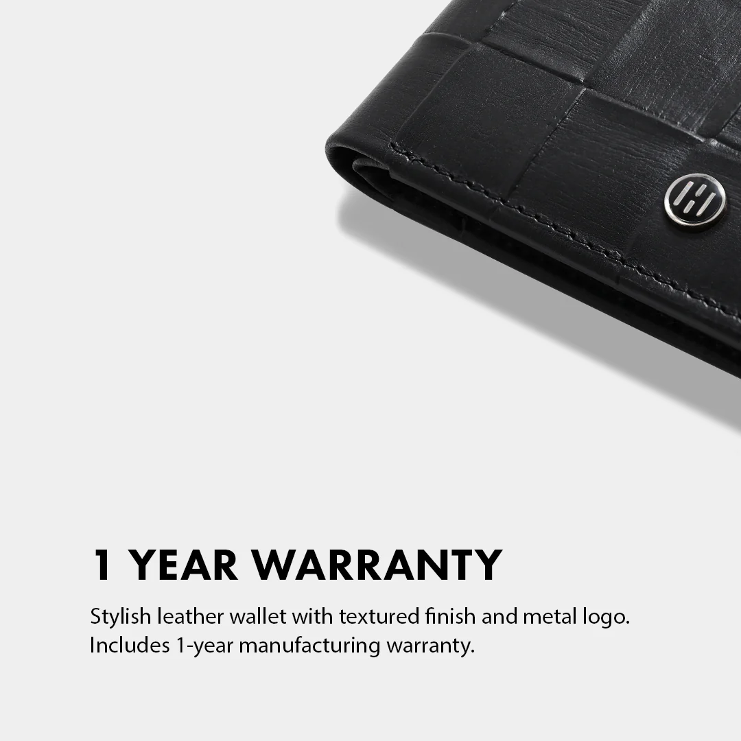 Checks Pattern Men's Leather Wallet - Image 10