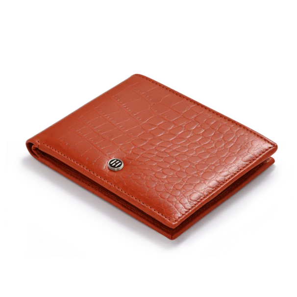 Croc Pattern Men's Leather Wallet - Image 34
