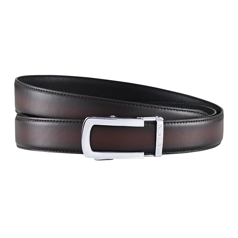 Hand Painted Gradient Rich Brown with classic buckle - Image 6
