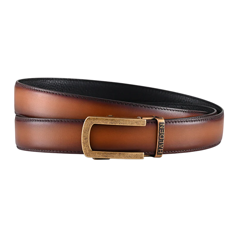 Hand Painted Gradient Tan with classic buckle - Image 4