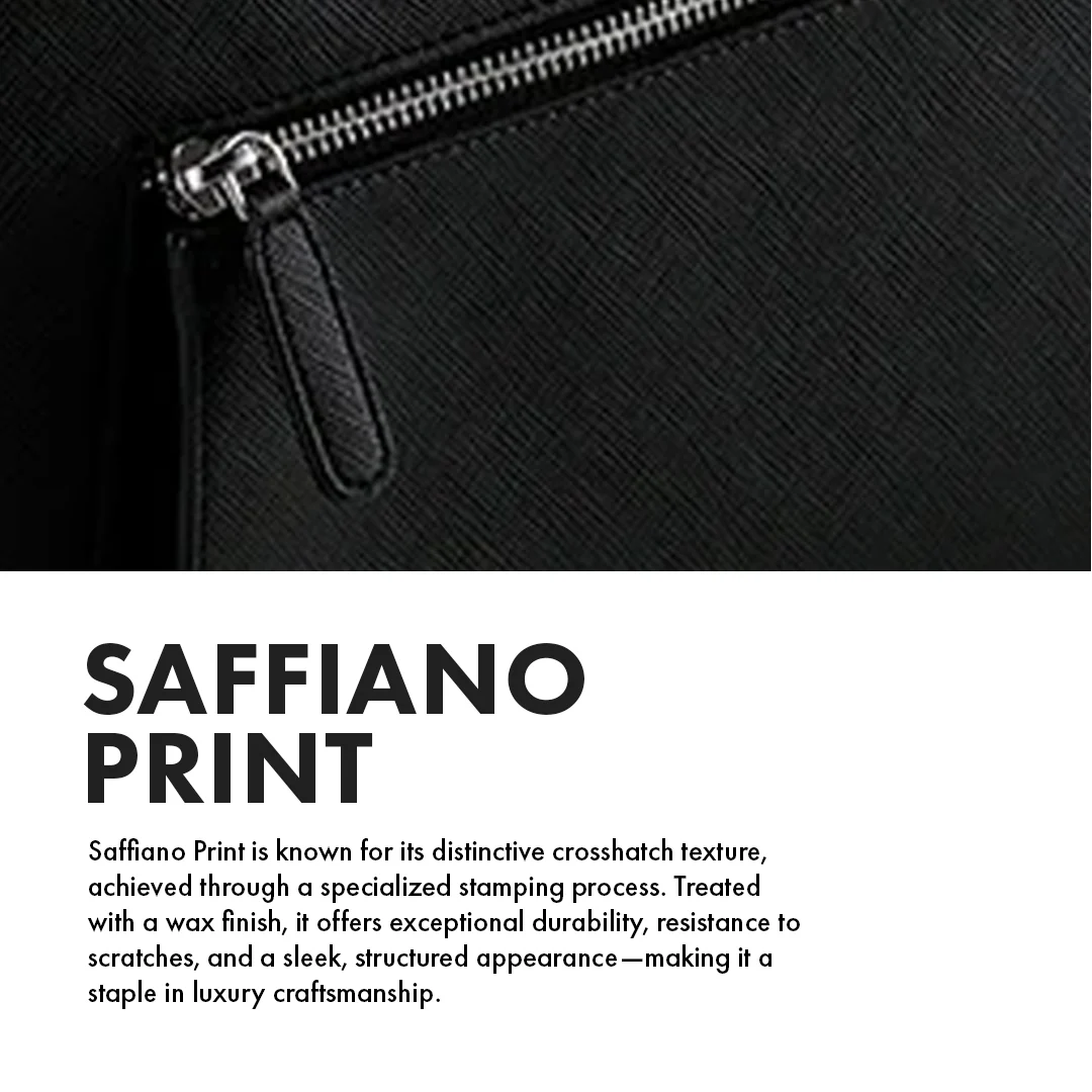 HARRINGTON BLACK LAPTOP BAG - SAFFIANO - Image 11