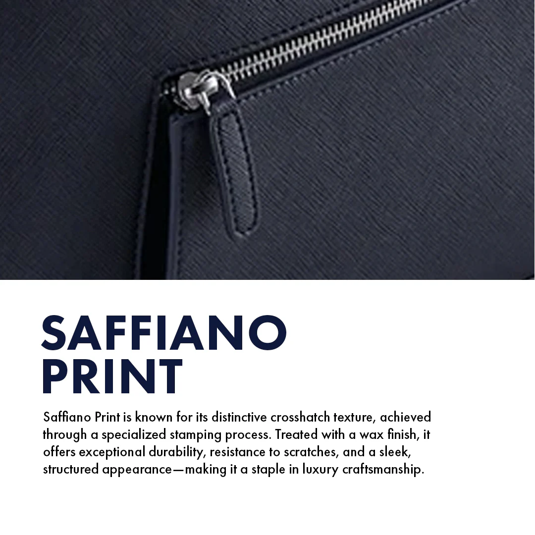 HARRINGTON BLUE LAPTOP BAG - SAFFIANO - Image 10