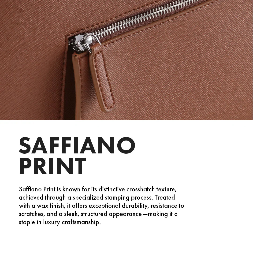 HARRINGTON TAN LAPTOP BAG - SAFFIANO - Image 10