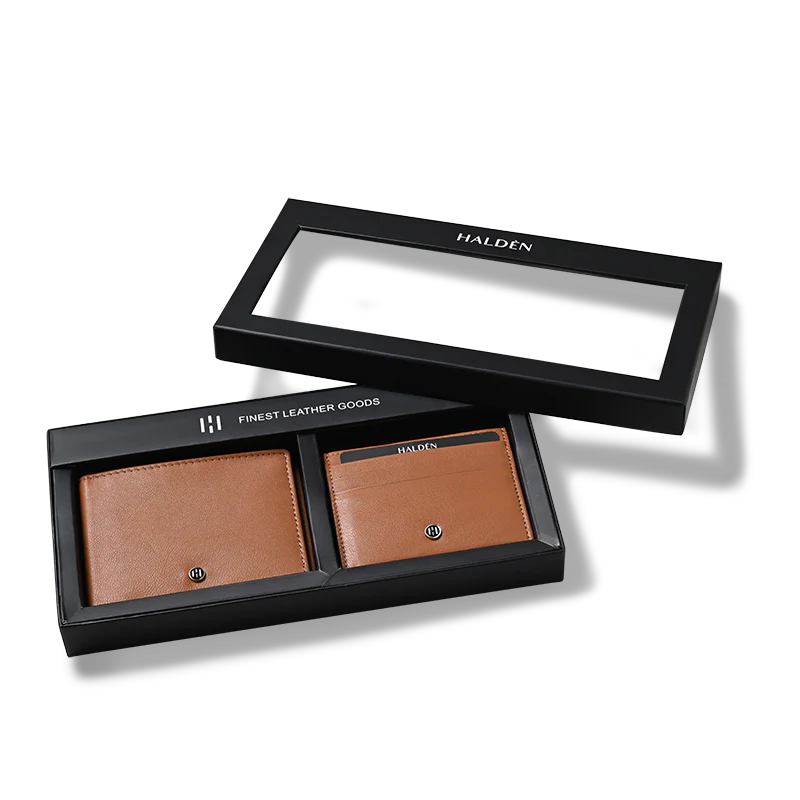 Men's Wallet & Cardholder Leather Set - Image 6