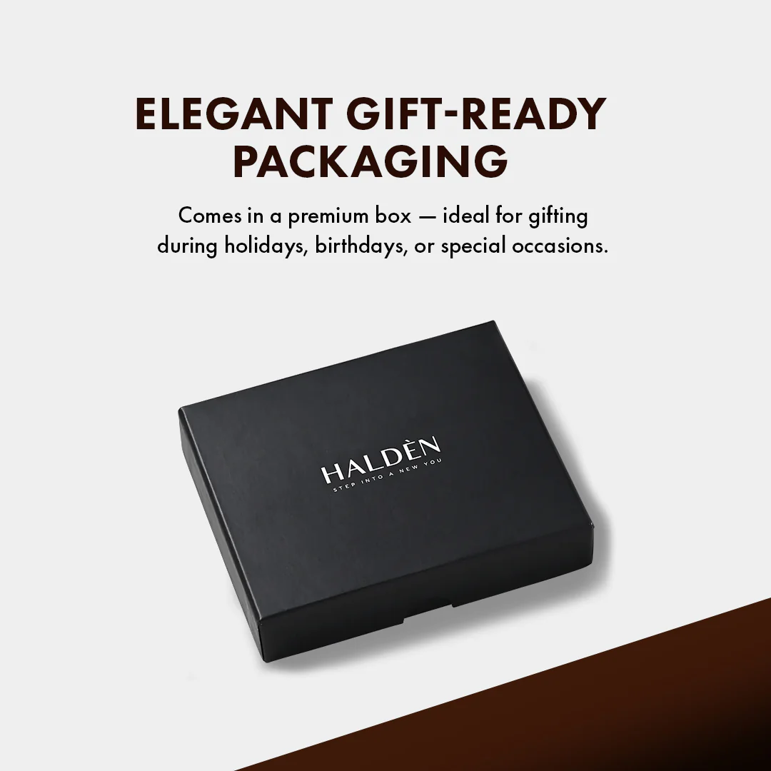 Ostrich Pattern Men's Leather Wallet - Image 19