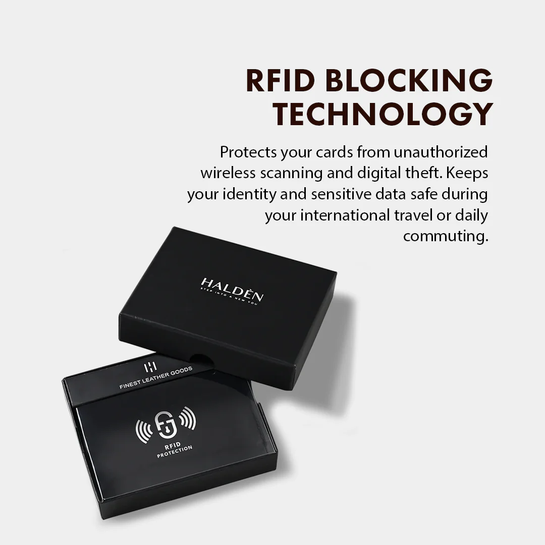 Ostrich Pattern Men's Leather Wallet - Image 20