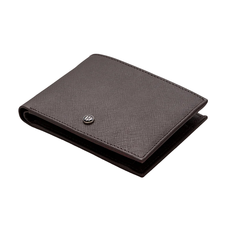 Saffiano Pattern Men's Leather Wallet - Image 22