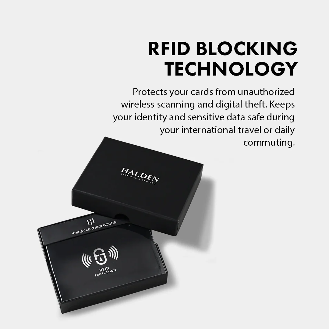 Saffiano Pattern Men's Leather Wallet - Image 7